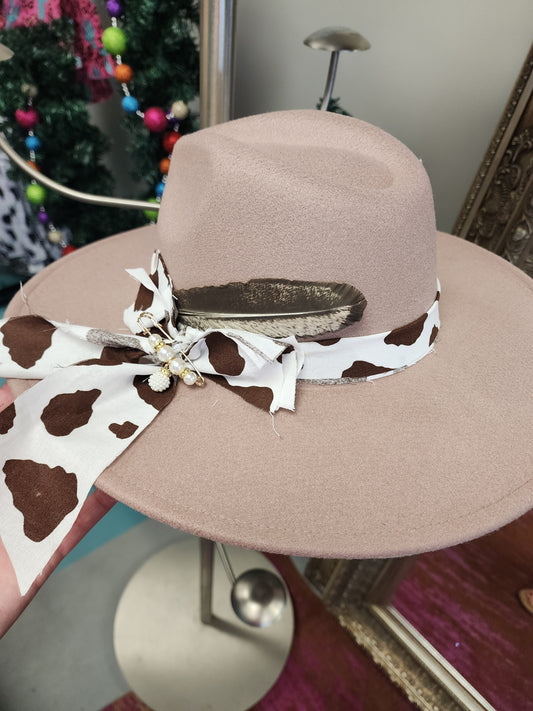 Cow Ribbon Hat