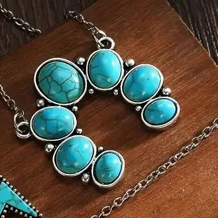 Concho Turquoise Necklace