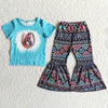 Blue Horse Bell Set