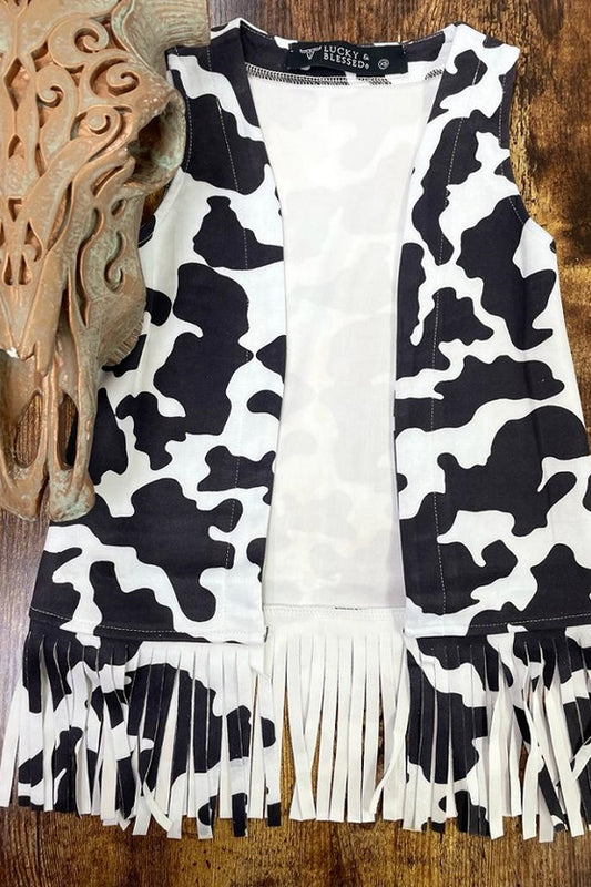 Cowprint Vest