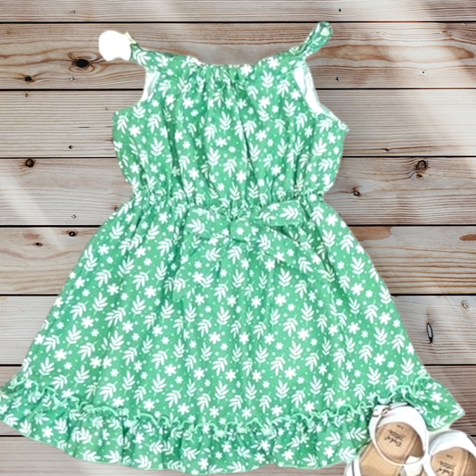 Green Floral Dress