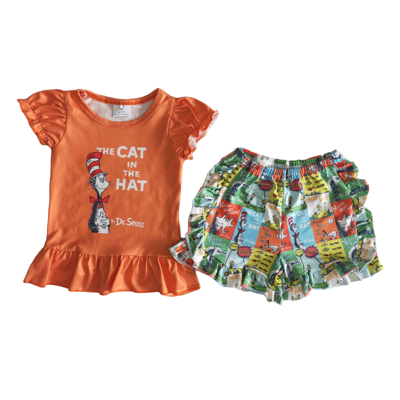 Dr Seuss Girls Shorts Set