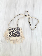 Cheetah Fringe Purse