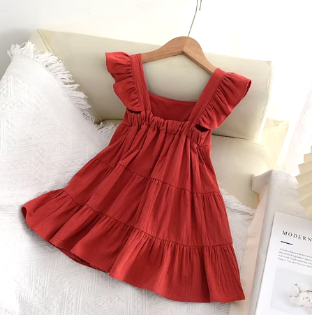 Red Cotton Dress