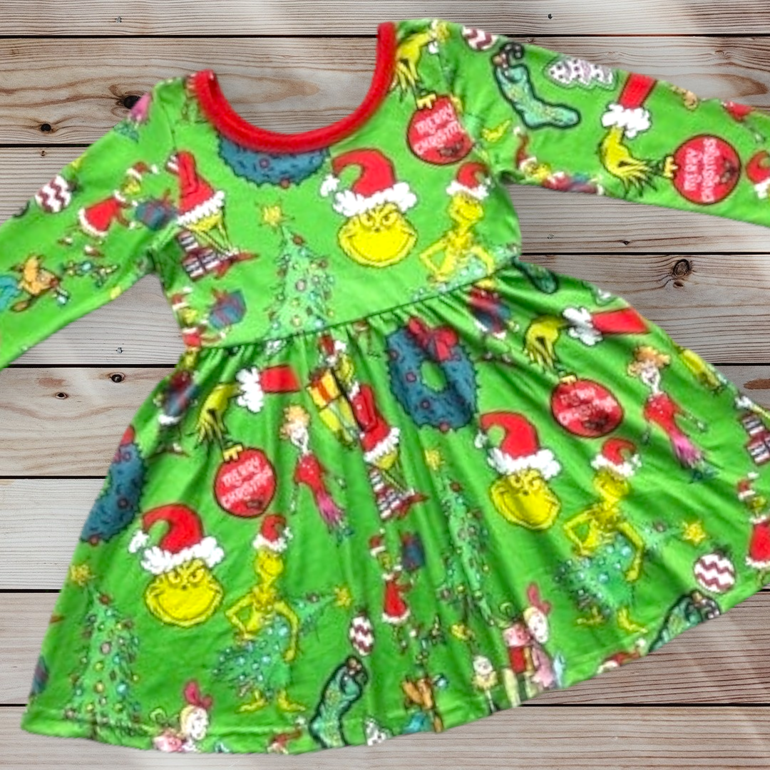 Green Grinch Dress