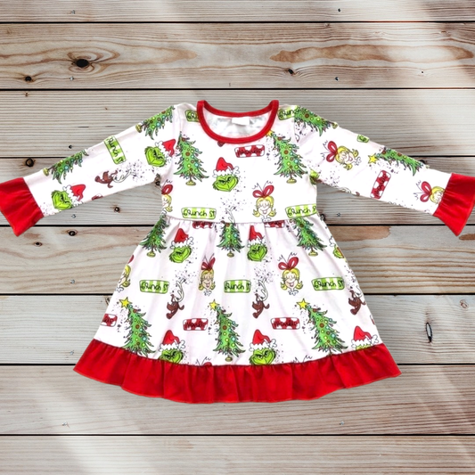 Grinch Christmas Dress