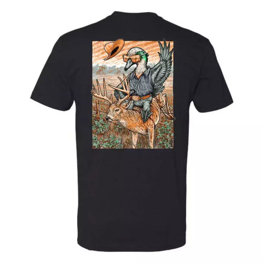 Combat Waterfowl Buckin' Cotton Graphic Tee